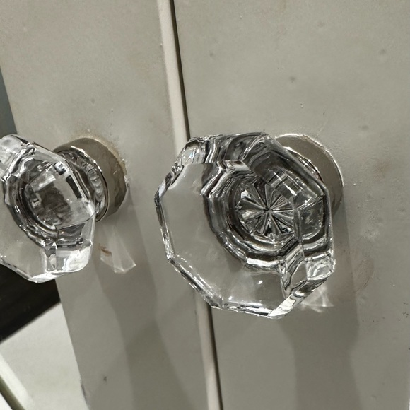 Restoration Hardware crystal knobs. - Picture 3 of 9
